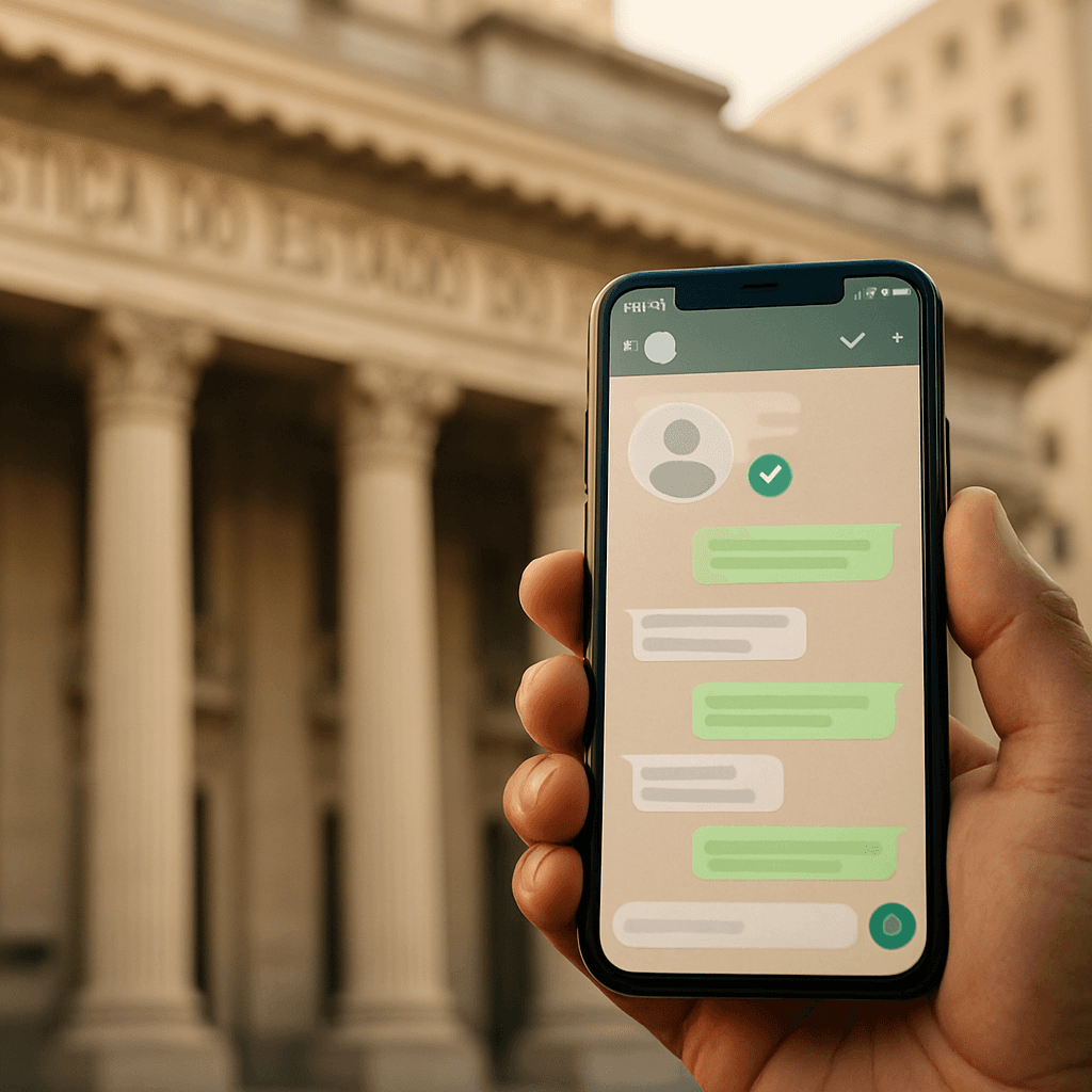 Número do Fórum no WhatsApp: como encontrar os contatos oficiais (TJRJ, Capital e interior)